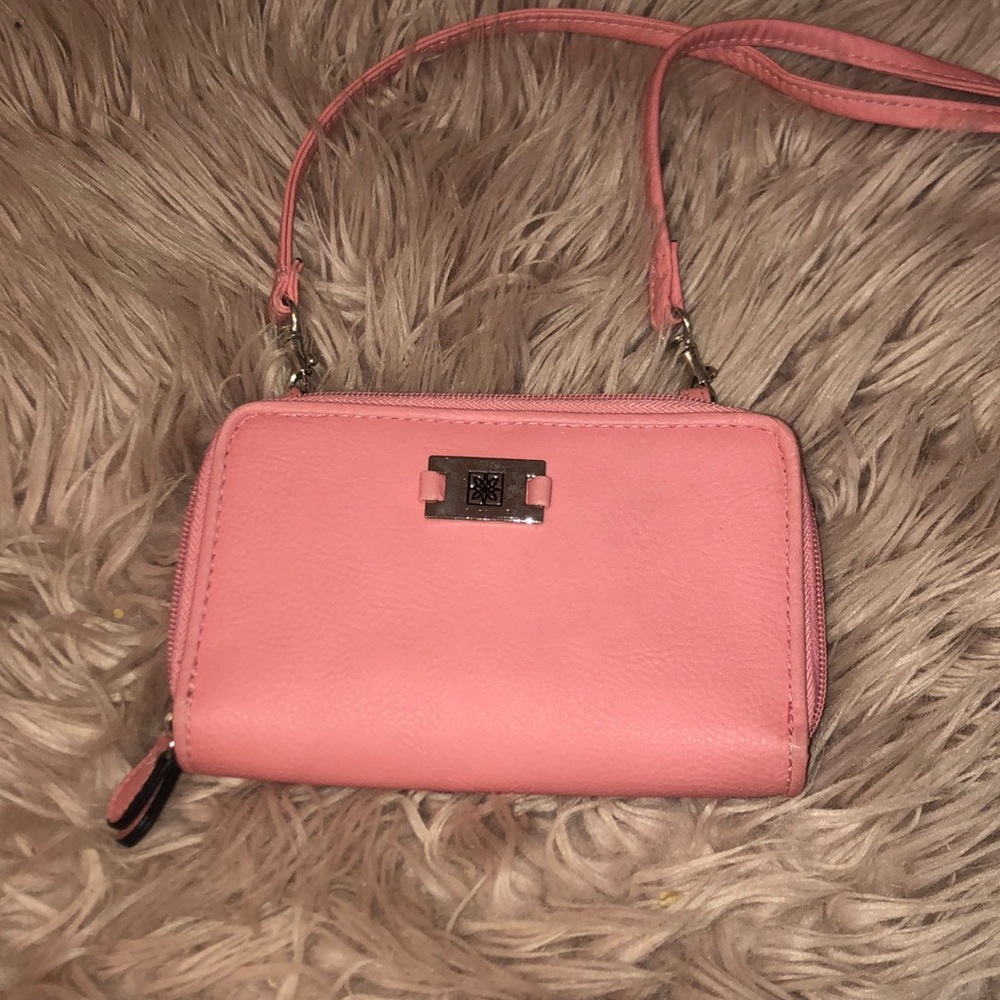 Pink crossbody wallet!
